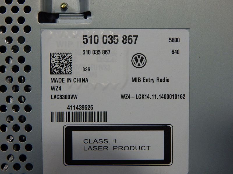 CDRadio Autoradio SDKarte AUX Touch VW GOLF SPORTSVAN