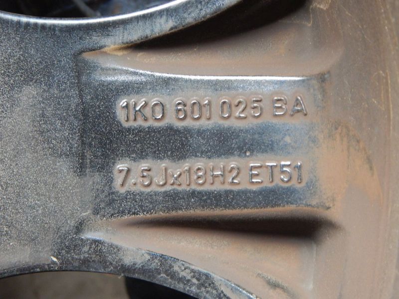 Aluminiumfelge 7.5JX18 H2 ET51 LK5X112X57,1