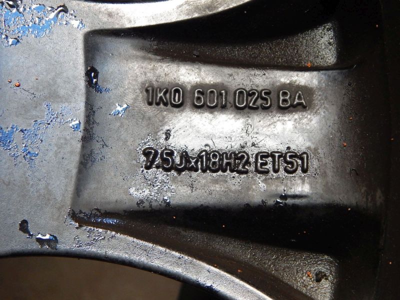 Aluminiumfelge 7.5JX18 H2 ET51 LK5X112X57,1